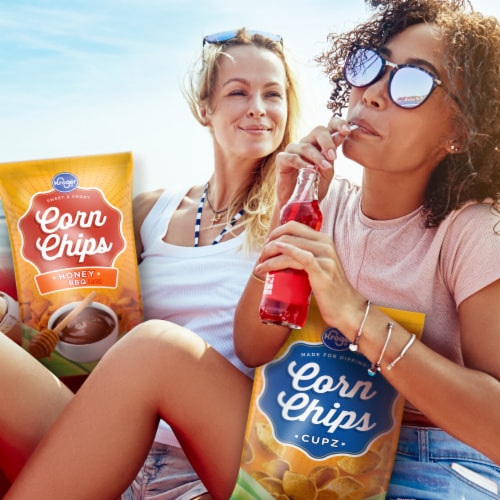 Kroger® Honey BBQ Flavored Corn Chips Perspective: right