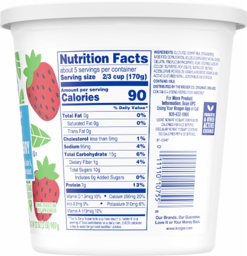 Fat-Free Strawberry Yogurt