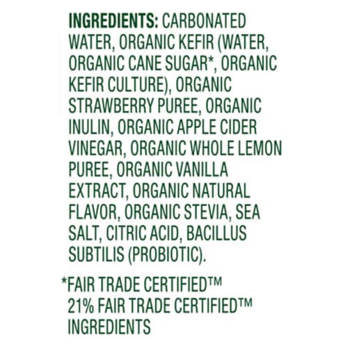 Simple Truth Organic Strawberry Cream Naturally Flavored Soda Perspective: right