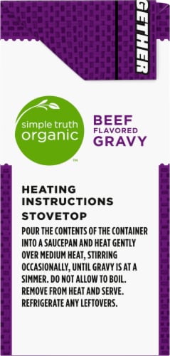 Simple Truth Organic™ Beef Flavored Gravy Perspective: right