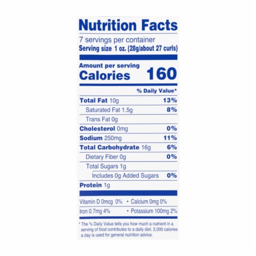 Kroger® Crunchy Cheese Curls Chips Perspective: right