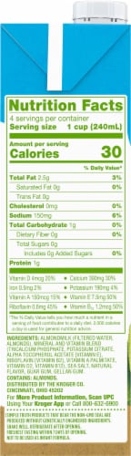 Simple Truth® Unsweetened Vanilla Almond Milk Perspective: right