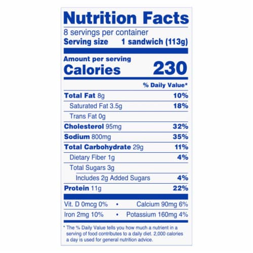 Kroger® Ham Egg and Cheese English Muffin Breakfast Sandwich Perspective: right