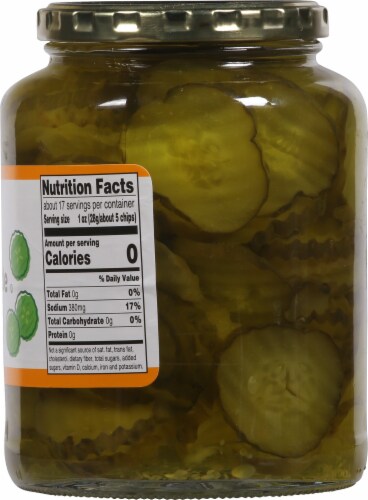 Smart Way™ Hamburger Dill Pickle Chips Perspective: right