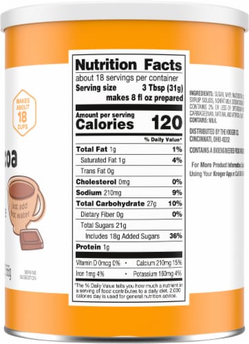Smart Way™ Instant Dutch Milk Chocolate Hot Cocoa Mix Perspective: right