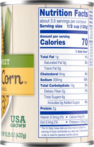 Kroger® Super Sweet Golden Whole Kernel Corn Perspective: right