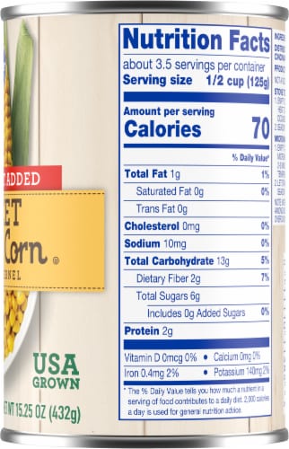 Kroger® Whole Kernel Canned Golden Corn Perspective: right
