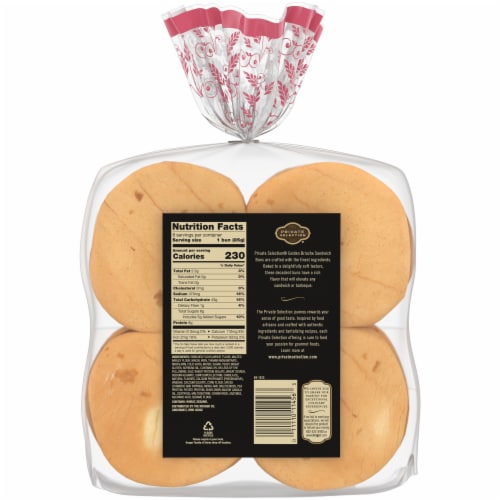 Private Selection® Brioche Buns Golden Perspective: right