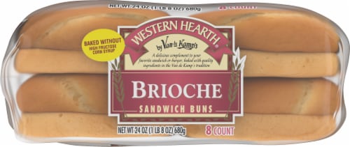 Western Hearth® Brioche Sandwich Buns Perspective: right