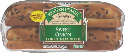 Western Hearth® Sweet Onion Sandwich Buns Perspective: right