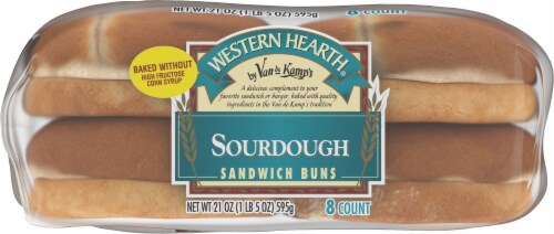 Western Hearth® Sourdough Sandwich Buns Perspective: right