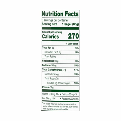 Simple Truth Organic® Multi Seed Bagels Perspective: right