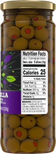 Kroger® Manzanilla Olives Stuffed with Pimiento Perspective: right