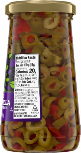 Kroger® Sliced Manzanilla Olives with Pimiento Perspective: right