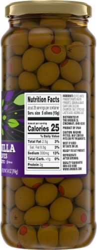 Kroger® Pimiento Stuffed Manzanilla Salad Olives Perspective: right