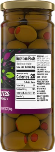 Kroger® Queen Olives Stuffed with Pimiento Perspective: right