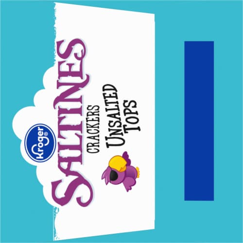 Kroger® Saltines Unsalted Tops Crackers Perspective: right