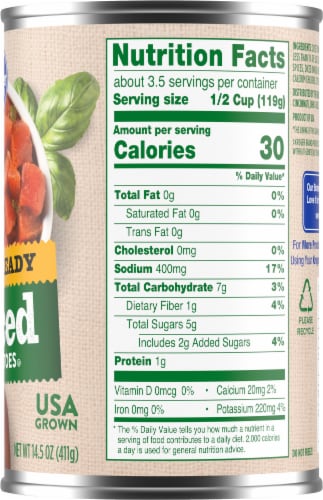 Kroger® Chili Ready Diced Tomatoes Perspective: right