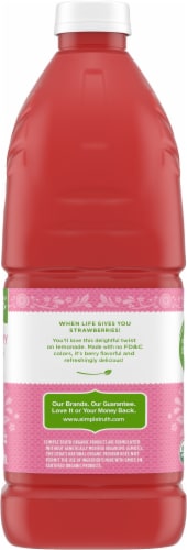 Simple Truth Organic® Strawberry Lemonade Perspective: right
