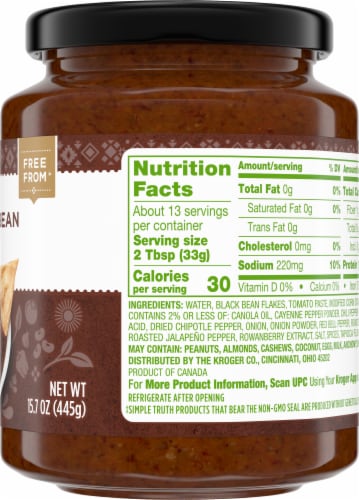 Simple Truth™ Black Bean Dip Perspective: right