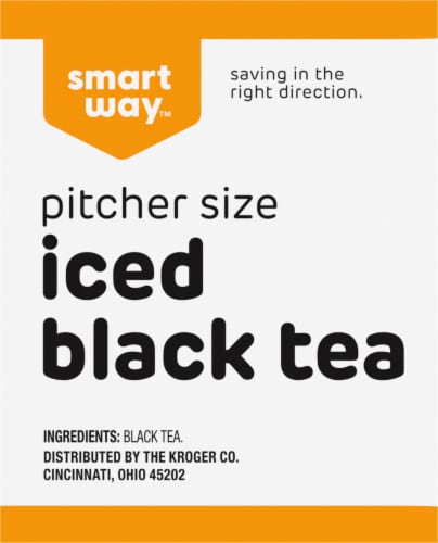 Smart Way™ Pitcher Size Iced Black Tea Bags Perspective: right