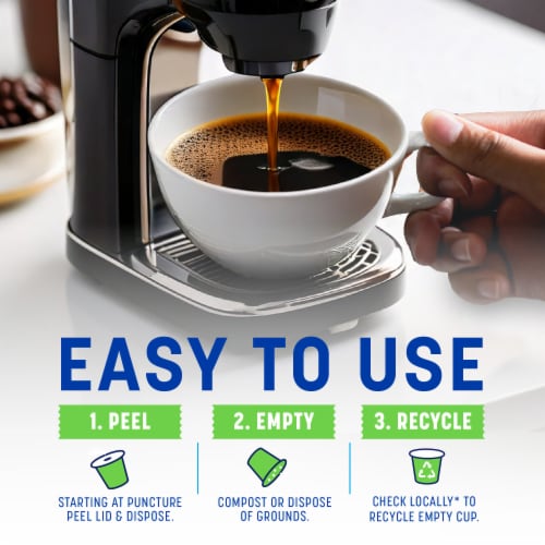 Kroger® Decaf Classic Medium Roast Coffee Pods Perspective: right