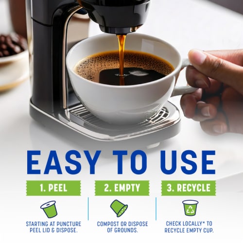 Kroger® Decaf Classic Medium Roast Coffee Pods Perspective: right