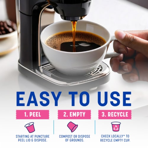Kroger® Donut Shop Blend Medium Roast Coffee Pods Perspective: right