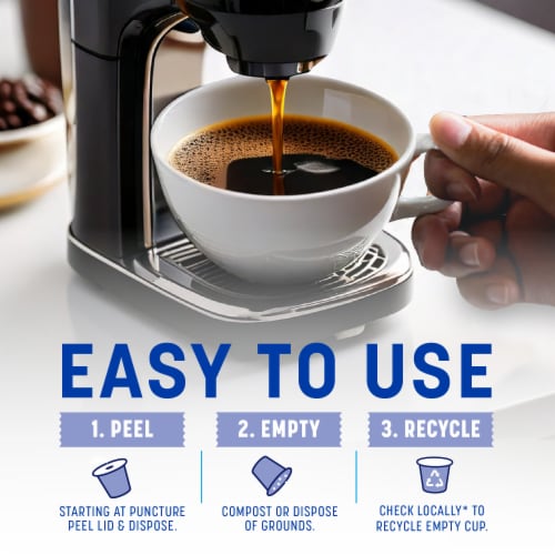 Kroger® French Vanilla Light Roast Coffee Pods Perspective: right