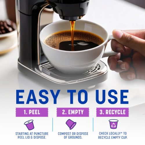 Kroger® French Roast Dark Roast Coffee Pods Perspective: right