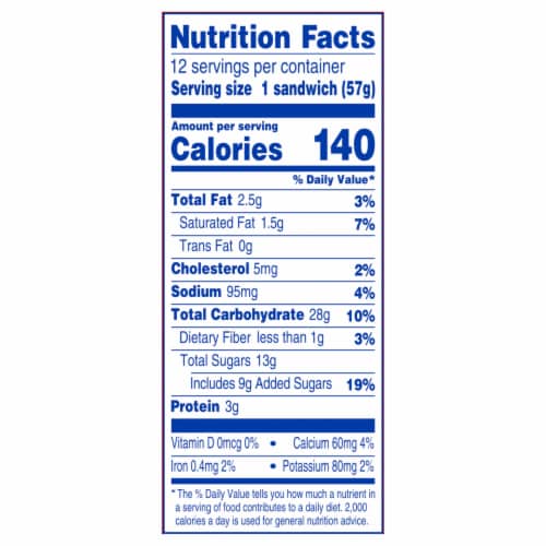 Kroger® S'mores Frozen Dairy Dessert Sandwiches Perspective: right