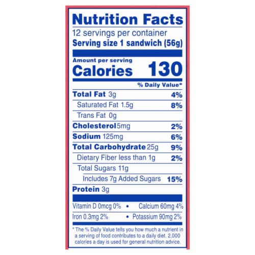 Kroger® Vanilla Frozen Dairy Dessert Sandwiches Perspective: right