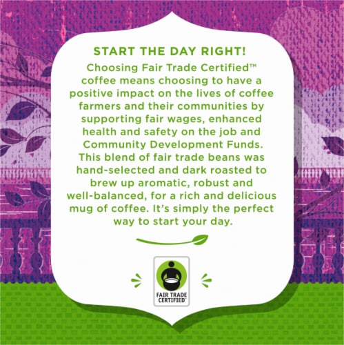 Simple Truth Organic® French Roast Dark Roast Coffee Pods Perspective: right