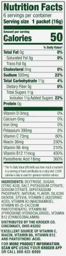 Simple Truth® Electrolyte Naturally Flavored Lemon Lime Drink Mix Packets Perspective: right