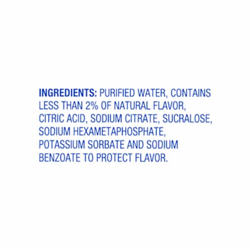 Kroger® Lemon Flavored Bottled Water Perspective: right