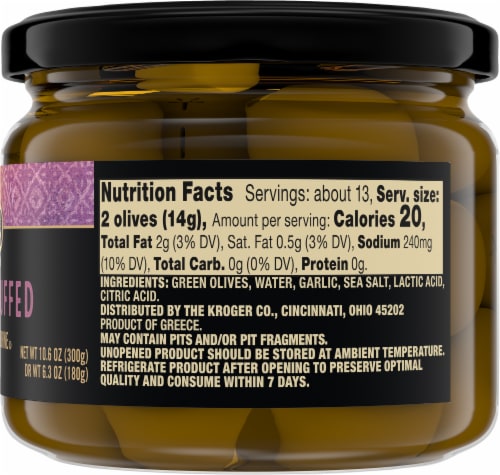 Private Selection® Garlic Stuffed Green Olives Perspective: right