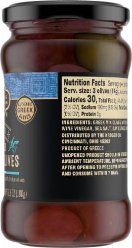 Private Selection Greek Olive Mix Whole Perspective: right