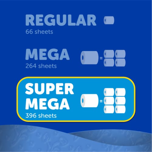 Kroger® Ultra Soft Super Mega Roll Toilet Paper Perspective: right