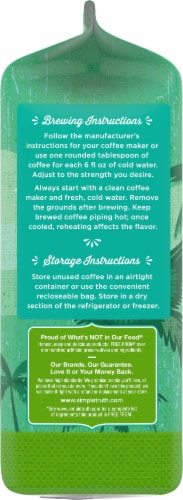 Simple Truth Organic® 100% Colombian Medium Roast Ground Coffee Perspective: right