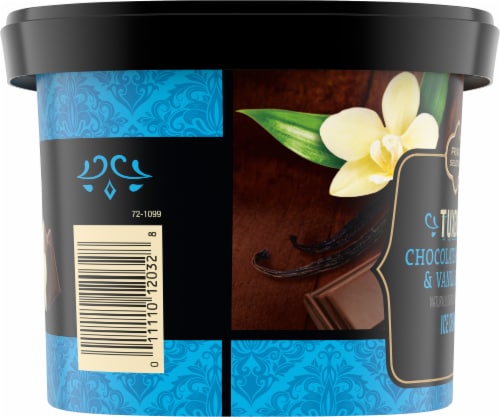 Private Selection® Tuxedo Chocolate Ganache & Vanilla Bean Ice Cream Tub Perspective: right