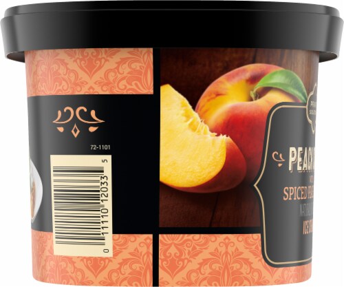 Private Selection® Peach Crisp with Spiced Peach Swirl Ice Cream Perspective: right