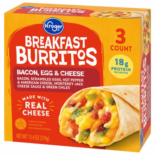 Kroger® Bacon Egg and Cheese Breakfast Burrito Perspective: right