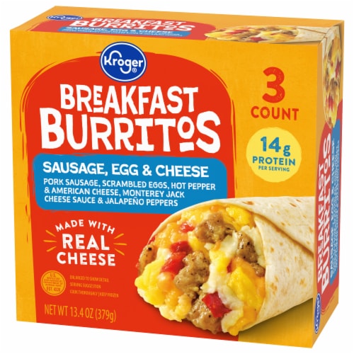 Kroger® Sausage, Egg & Cheese Breakfast Burrito Perspective: right