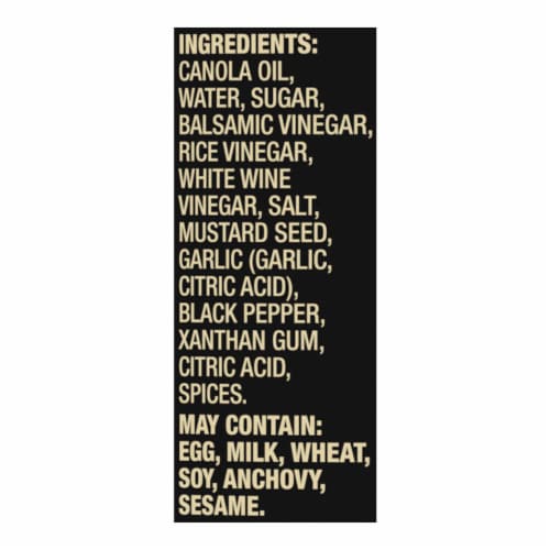 Private Selection® Creamy Balsamic Vinaigrette Salad Dressing Perspective: right