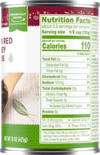 Simple Truth Organic™ Red Kidney Beans Perspective: right