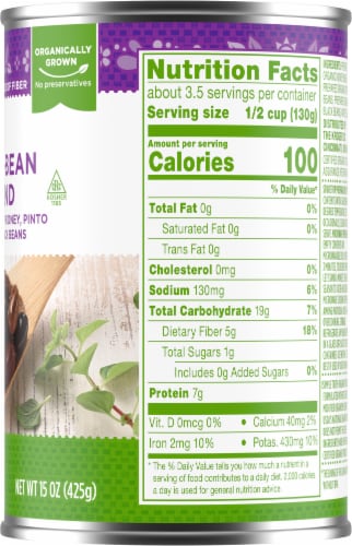 Simple Truth Organic™ Tri Bean Blend Perspective: right
