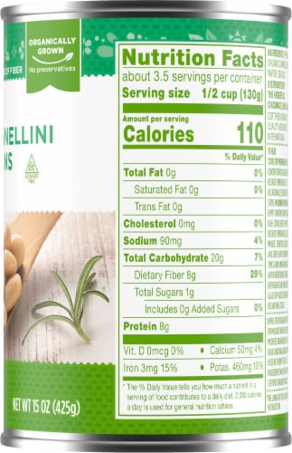 Simple Truth Organic™ Cannellini Beans Perspective: right