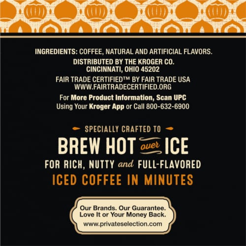 Private Selection® Brew Over Ice Hazelnut K-Cup Coffee Pods Perspective: right