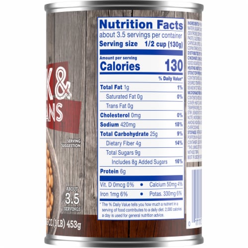 Kroger® Pork & Beans Perspective: right