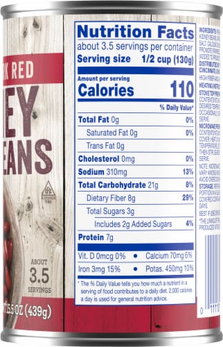 Kroger® Dark Red Kidney Beans Perspective: right